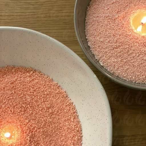 IDYLL Gyertyahomok illatmentes barack színű 500g