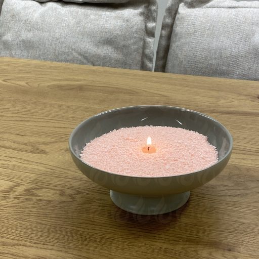 IDYLL Gyertyahomok illatmentes barack színű 500g