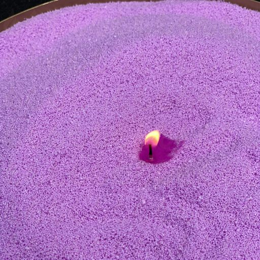 IDYLL Gyertyahomok illatmentes lila 500g