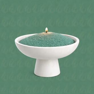 IDYLL Gyertyahomok illatmentes smaragdzöld 500g