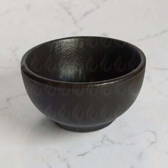 Fekete kerámia tálka