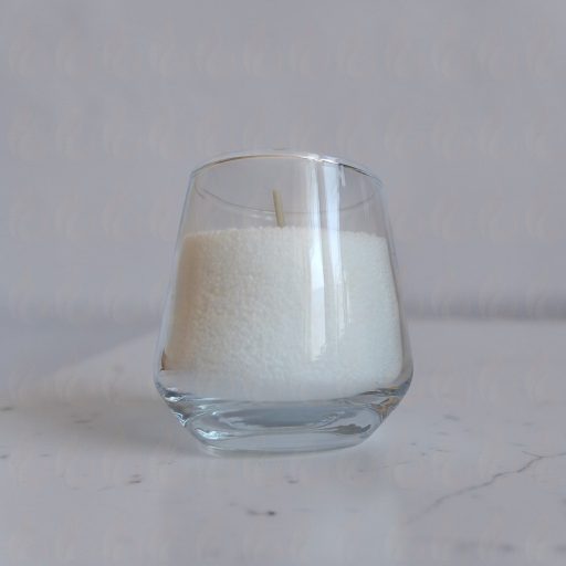 Formás mini gyertyaüveg megtöltve